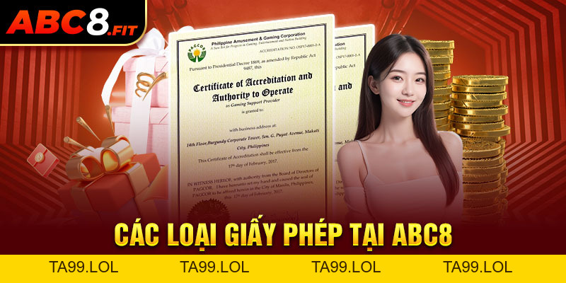 Giấy Phép Hoạt Động ABC8 - Thể Hiện Đẳng Cấp Nhà Cái Uy Tín